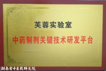 芙蓉实验室中药制剂关键技术研究平台